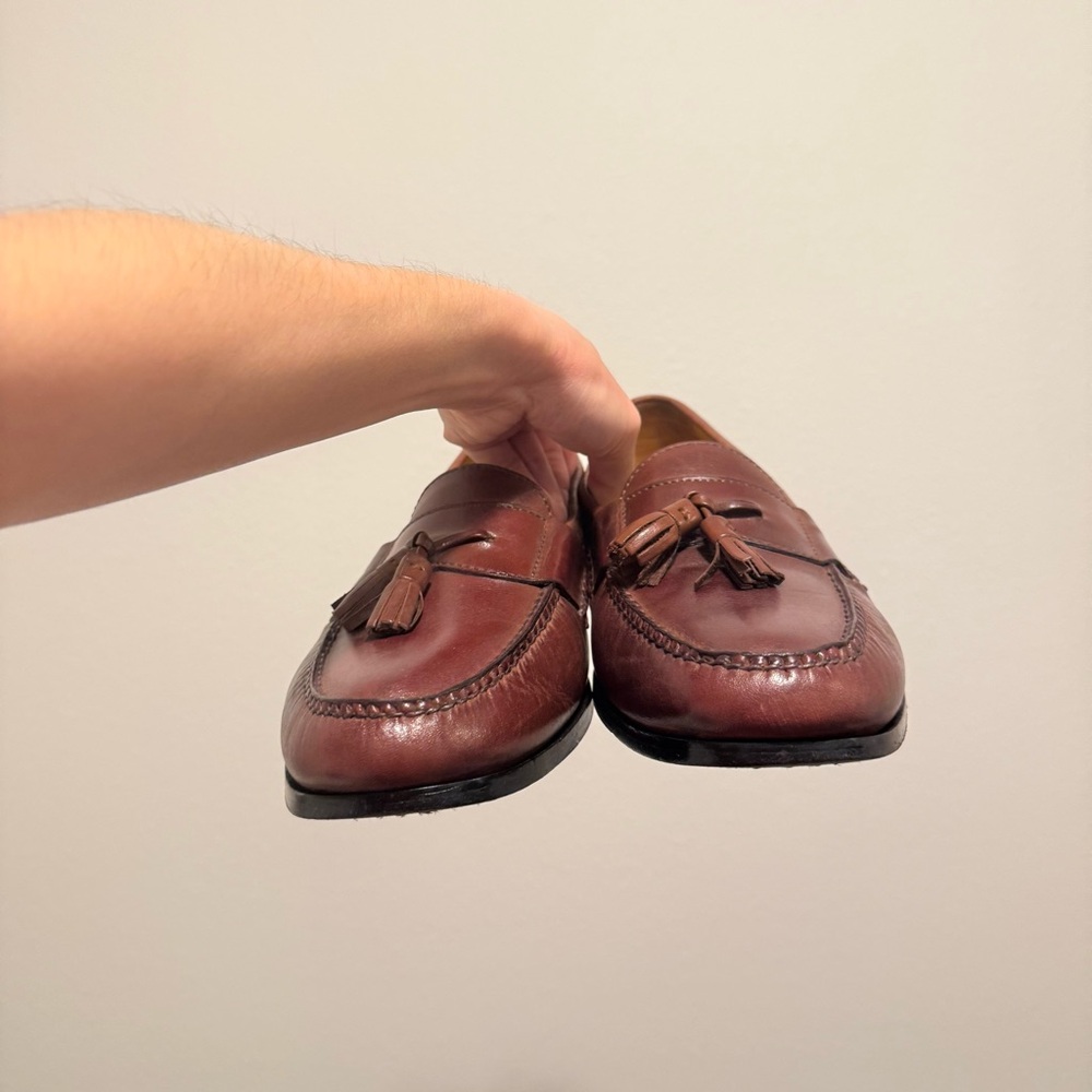 Cole Haan Nike Air Brown Leather Shoes Men’s Size 12 - Picture 6 of 12